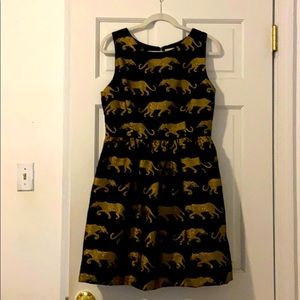 Anthropologie Panthere Dress by Eyedoll, size 12
